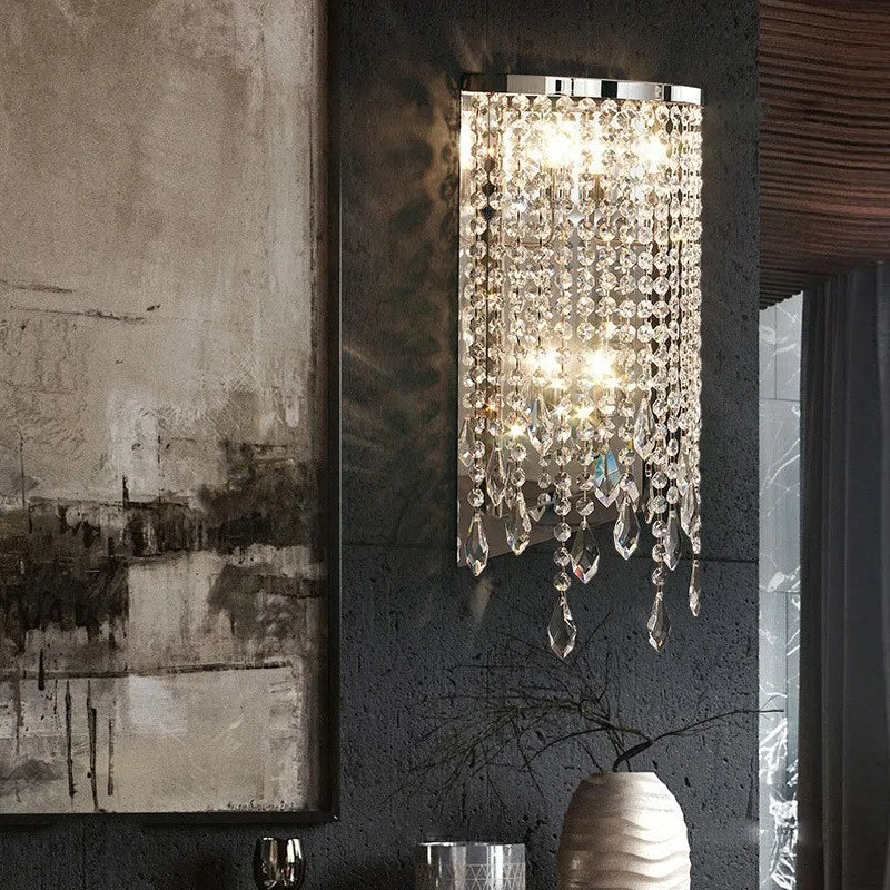 lampe de chevet moderne en cristal pour éclairage créatif décoratif - vue 3 sur 7