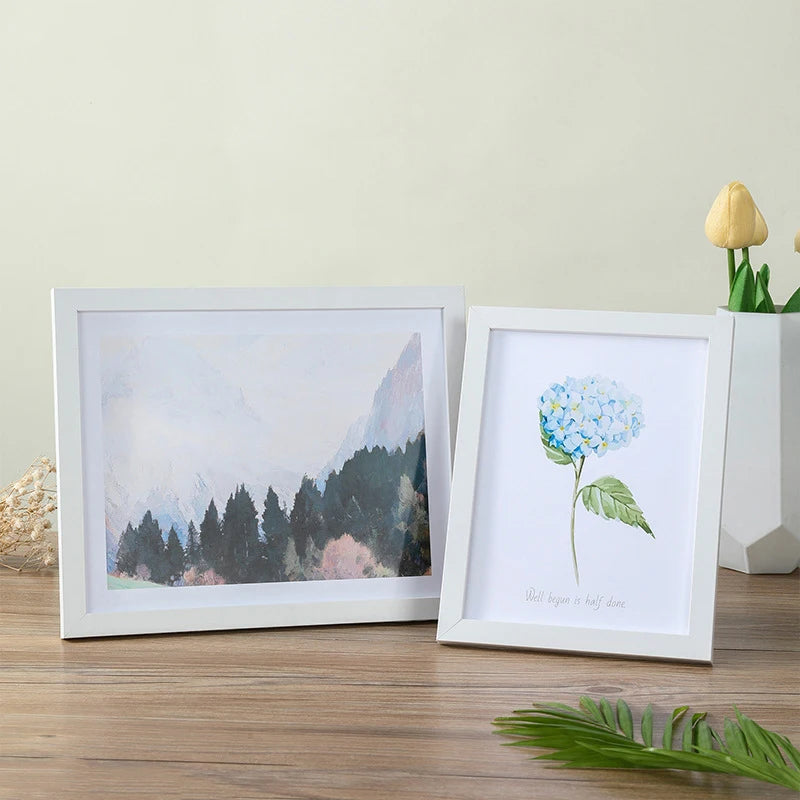 cadre photo en bois suspendu pour décoration et cadeau - vue 2 sur 18
