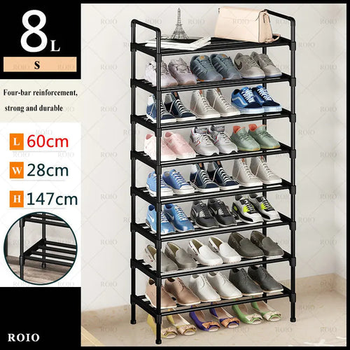 étagère à chaussures facile à assembler et anti-poussière - vue 9 sur 16