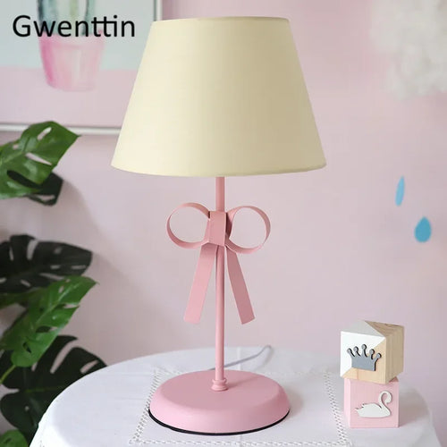 lampe de bureau moderne à nœud papillon pour chambre décorative - vue 9 sur 14