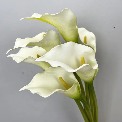 lot de 4 lys calla artificiels pour décoration de mariage - vue 4 sur 11