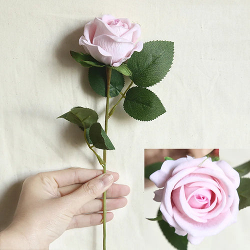 fleur artificielle en flanelle pour décoration intérieure et mariage - vue 12 sur 15