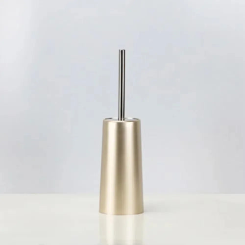 brosse de toilette de luxe avec support doré pour salle de bain - vue 5 sur 10