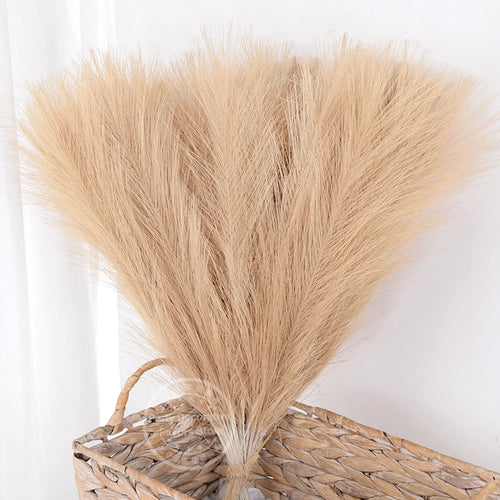 lot de bouquets dherbe de pampa artificielle pour décoration intérieure - vue 12 sur 15