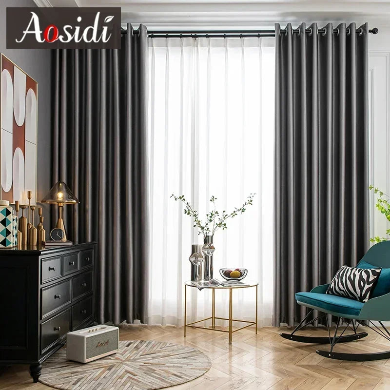 Rideau occultant moderne pour salon et chambre - vue 3 sur 7