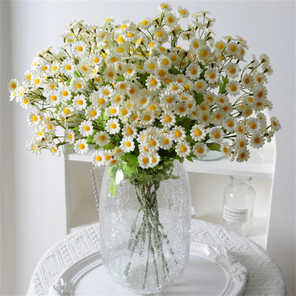 30 têtes de fleurs artificielles pour décoration et arrangements floraux - vue 4 sur 11