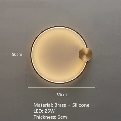 applique murale led en laiton style art déco pour intérieur moderne - vue 18 sur 23