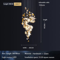lustre led moderne pour décoration et éclairage maison