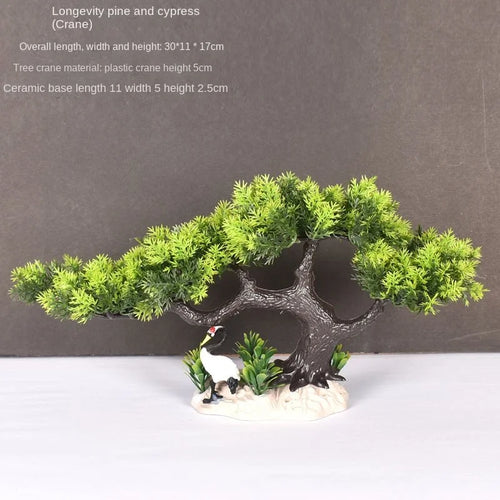 plante artificielle bonsaï en plastique pour décoration intérieure - vue 41 sur 41