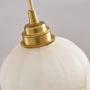 lustre moderne en marbre forme citrouille décoration intérieure créative