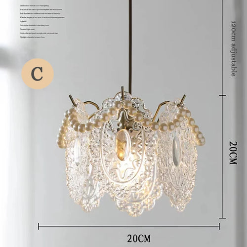 lustre moderne en verre design minimaliste pour intérieur élégant - vue 8 sur 9