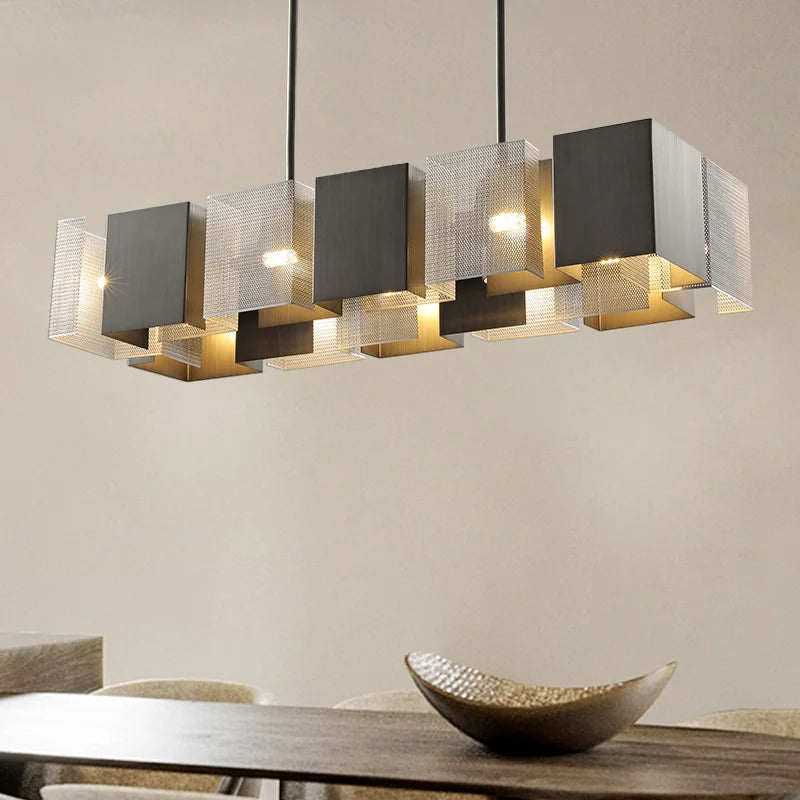 lustre suspendu led moderne pour maison de luxe - vue 5 sur 10