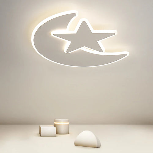 plafonnier moderne à leds avec télécommande pour éclairage intérieur - vue 2 sur 14