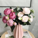 bouquet de pivoines artificielles pour décoration de mariage et maison