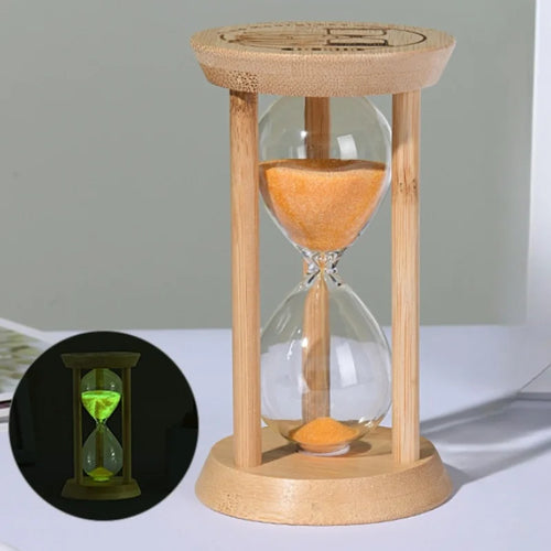 sablier en bois fait main horloge de sable créative décoration intérieure - vue 10 sur 10