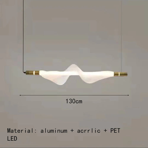 lustre led art déco avec cordon réglable luminaires suspendus - vue 20 sur 22