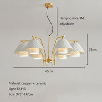 lustre à led pour décoration intérieure moderne et élégante