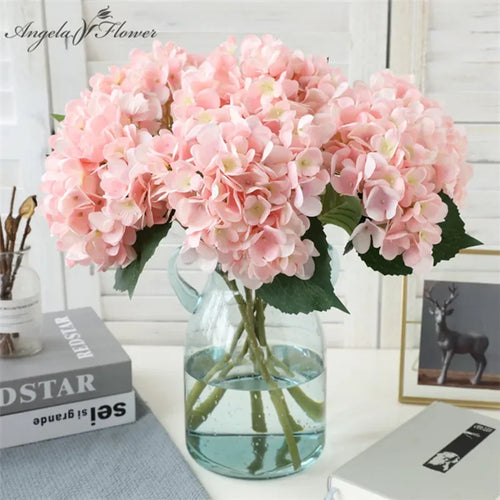 fleurs d'hortensia artificielles pour décoration élégante et durable - vue 6 sur 15