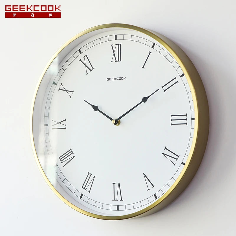 horloge murale de luxe moderne silencieuse pour intérieur - vue 3 sur 13