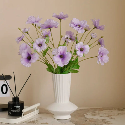 papillon pivoine fleur de soie décoration mariage arrangement floral - vue 3 sur 11