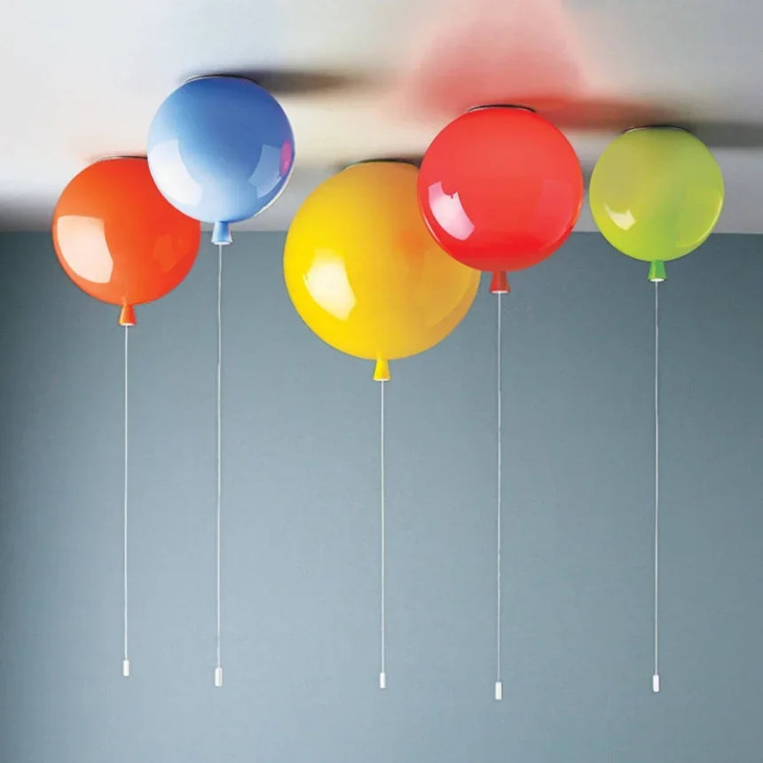 plafonnier ballon moderne pour enfants décoration école boutique - vue 3 sur 13