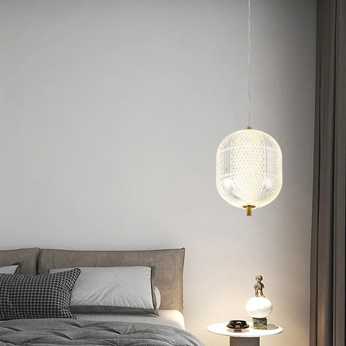 lustre moderne design simple lampe à led suspendue décorative - vue 3 sur 9