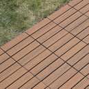 Dalle clipsable bois terrasse balcon extérieur 30cm