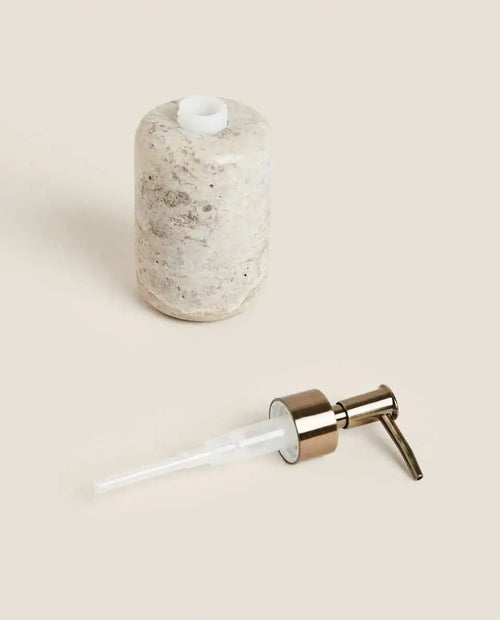 distributeur rechargeable en marbre pour lotions et savon - vue 4 sur 7