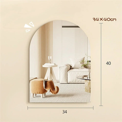 miroir mural nuage décoratif en acrylique incassable pour la maison - vue 7 sur 15