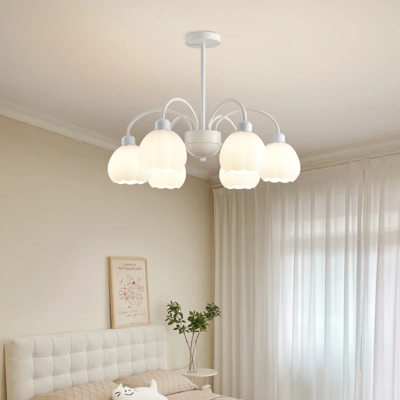 lustre à led design moderne luminaire suspendu décoratif - vue 3 sur 12