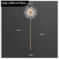 lampadaire led pissenlit de luxe winfordo