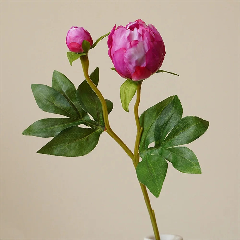 têtes de fleurs de pivoine artificielles pour décoration et bricolage - vue 8 sur 9