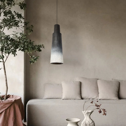 lustre led wabi sabi nordique pour restaurant et bar - vue 4 sur 9