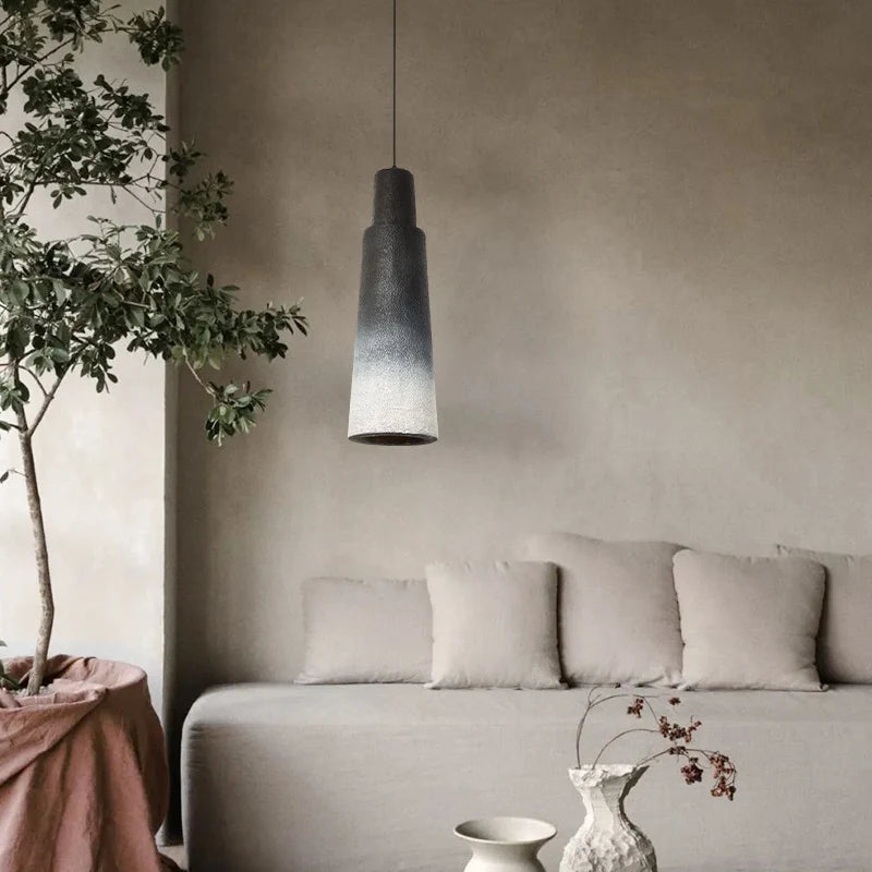 lustre led wabi sabi nordique pour restaurant et bar - vue 3 sur 9