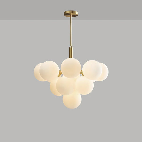 lampes led suspendues en verre de luxe design moderne - vue 2 sur 11