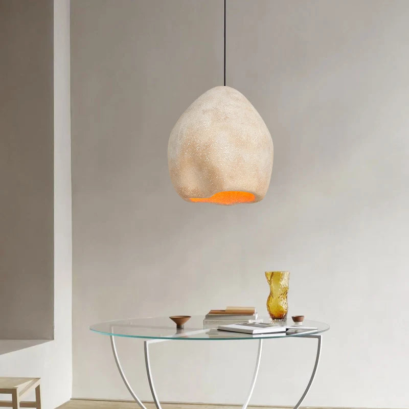 suspension LED style nordique wabi sabi pour restaurant ou bar - vue 5 sur 9