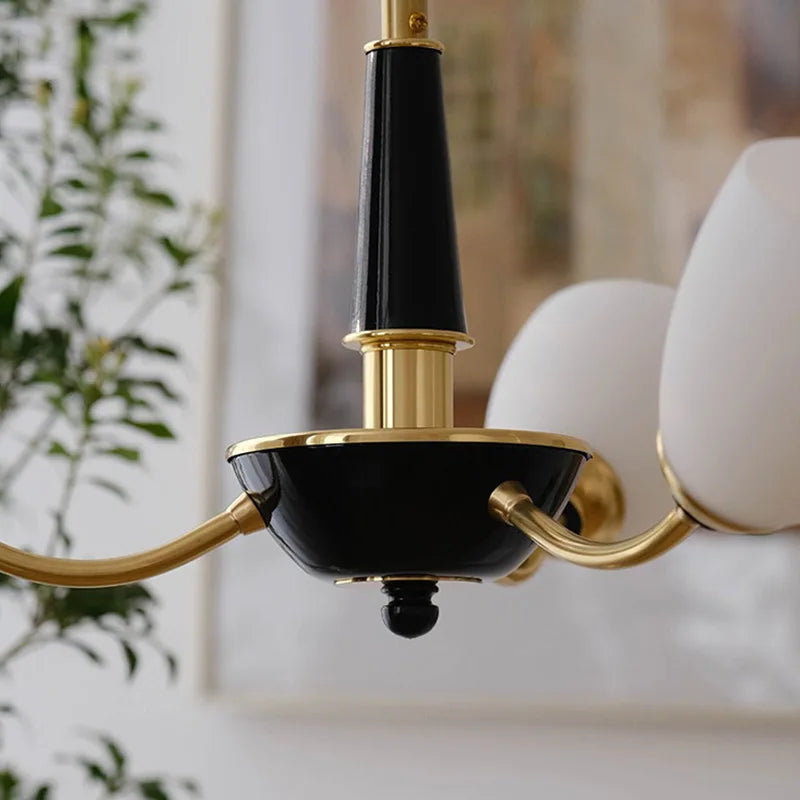 lustre à led moderne design nordique pour intérieur élégant - vue 6 sur 11