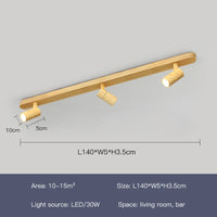 lustre led moderne design imitation bois pour intérieur