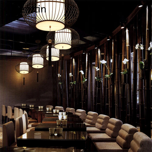suspension à led style chinois pour décoration intérieure moderne - vue 4 sur 8
