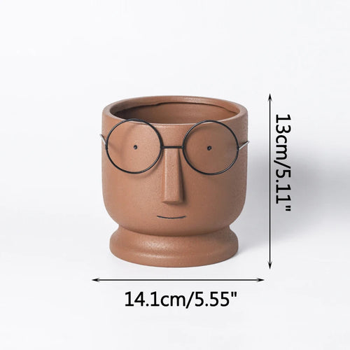 pot à fleurs en céramique mignon design nordique intérieur - vue 11 sur 22