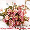 bouquet de lilas artificiels en soie pour décoration florale