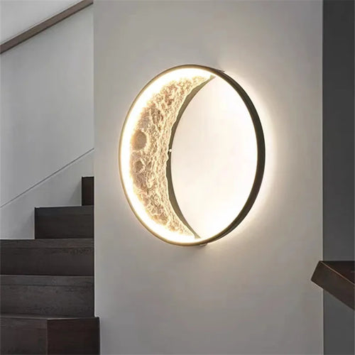 applique murale lune à led avec intensité variable décorative - vue 3 sur 15