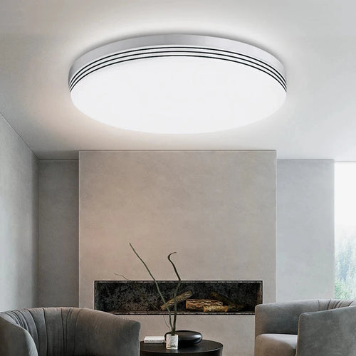 plafonnier rond ultra-mince led moderne pour éclairage intérieur - vue 9 sur 14