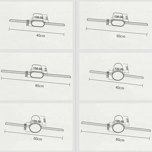 applique murale led moderne pour éclairage intérieur design - vue 5 sur 10