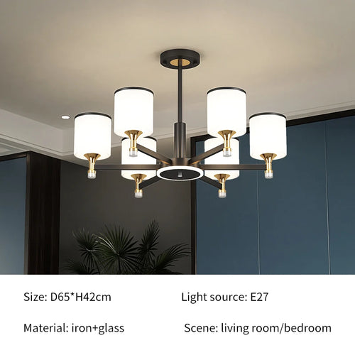 lustre nordique 15 têtes design moderne luxe pour intérieur lumineux - vue 11 sur 16