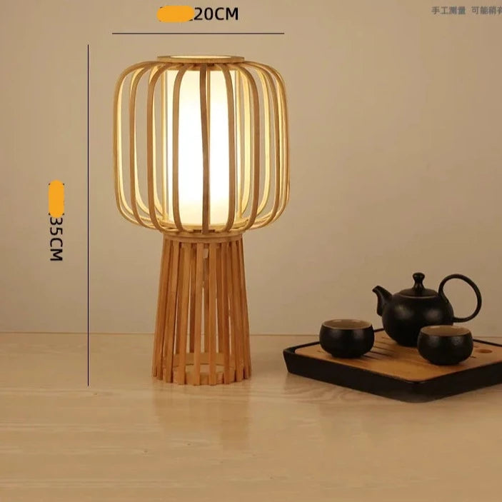 Lampe de Table japonaise Tatami Club Zen - vue 11 sur 13