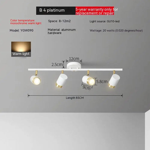 haoze gu10 led plafonniers maison magasin - vue 15 sur 17