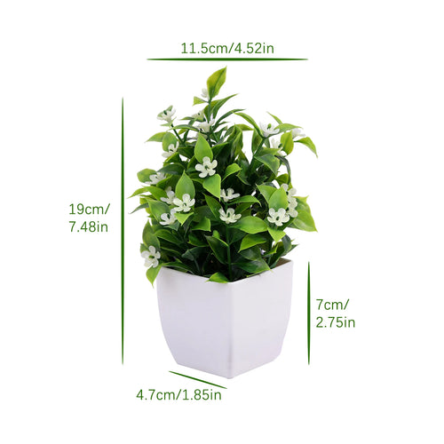 plante artificielle en pot pour décoration de bureau et jardin - vue 37 sur 45