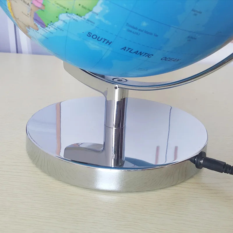 globe terrestre lumineux éducatif avec support pour géographie - vue 6 sur 6