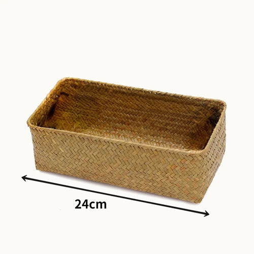 panier de rangement en osier tressé pour la cuisine - vue 10 sur 12